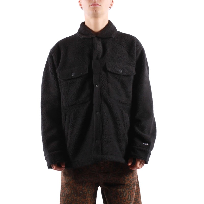 OBEY THOMPSON SHIRT JACKET (121160059 BLK)