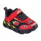 Skechers Hot Lights Thematic Gore & Strap Sneaker W/ Vehicle Details (402306N RDBK)