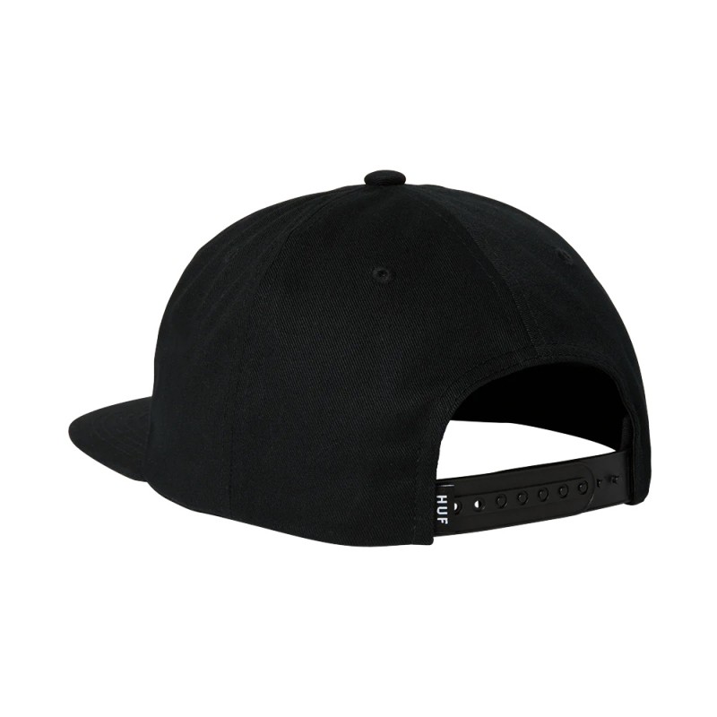 HUF SET BOX SNAPBACK (HT00714 BLACK)