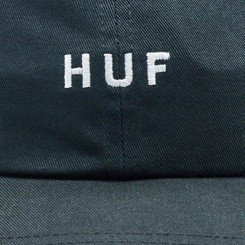 HUF SET OG CV 6 PANEL HAT (HT00716 BLACK)