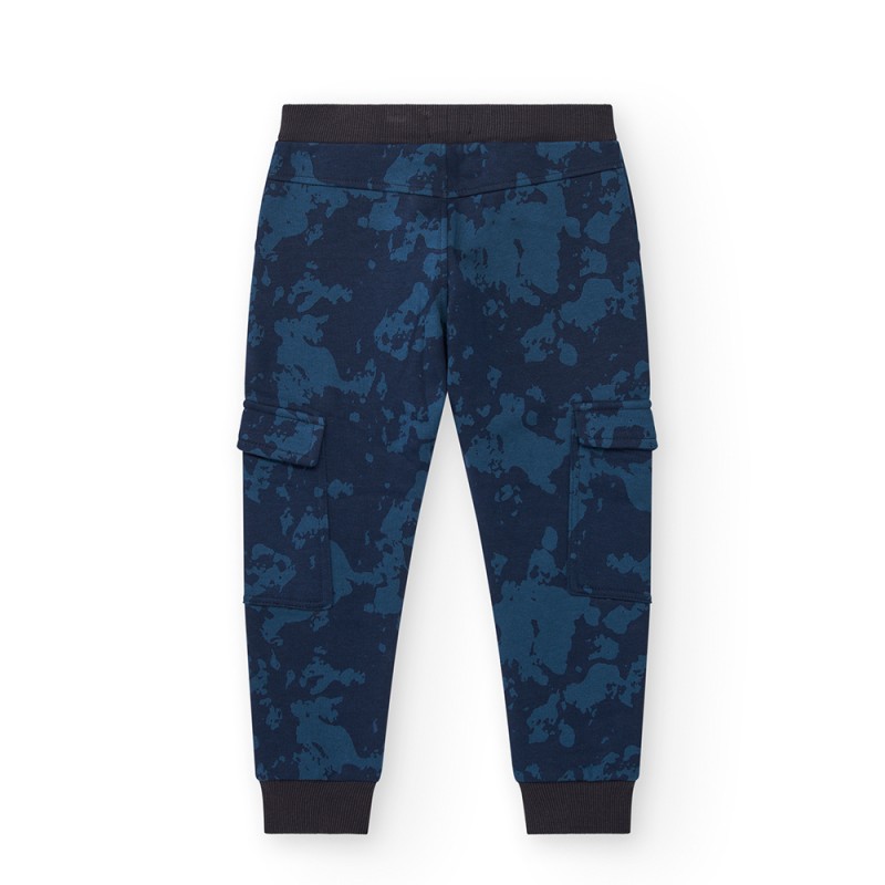 NATH JOGGING CARGO PANTS GASPAR MADE FOR ADVENTURE (KB07P301N1 NAVY)