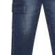 NATH DENIM WIDE CARGO MAURO MADE FOR ADVENTURE (KB07P303I1 INDIGO)