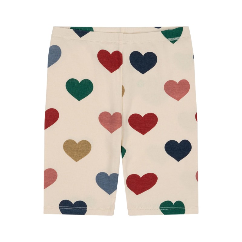 Konges Slojd CLASSIC SHORT LEGGINGS GOTS (KS100190 BON COEUR COLORE)