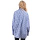 Combos Knitwear ΠΟΥΚΑΜΙΣΟ ΚΑΡΟ (W5PLSH0110 WHITE-BLUE)